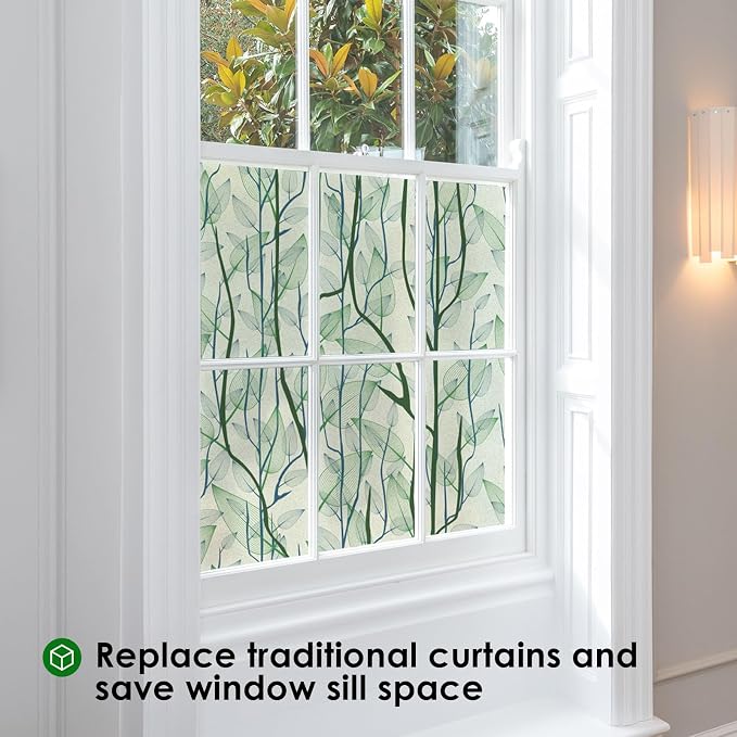DKTIE Window Film Privacy with Installation Tools, Decorative Stained Glass - Image 8