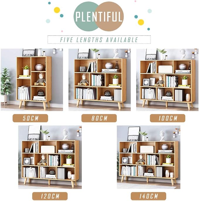 IOTXY Wooden Open Shelf Bookcase - Image 7