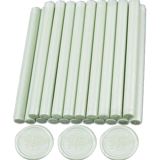 Sage Green Wax Seal Sticks, ONWINPOR 20pcs Glue Gun Wax Sealing Sticks Suit to - Image 2