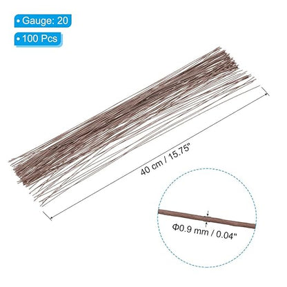 PATIKIL 20 Gauge 16" Floral Stem Wire - Image 2