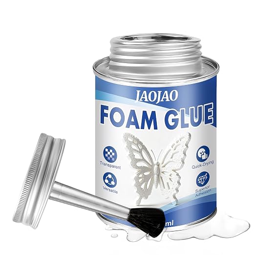 JAOJAO Foam Glue, Foam Adhesive Superior Adhesion Easy to Apply Quick-Drying by Unknown