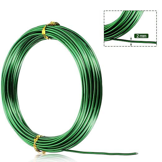 TecUnite Aluminum Craft Wire for Sculpting Armature Bendable Craft Wire for DIY - Image 2