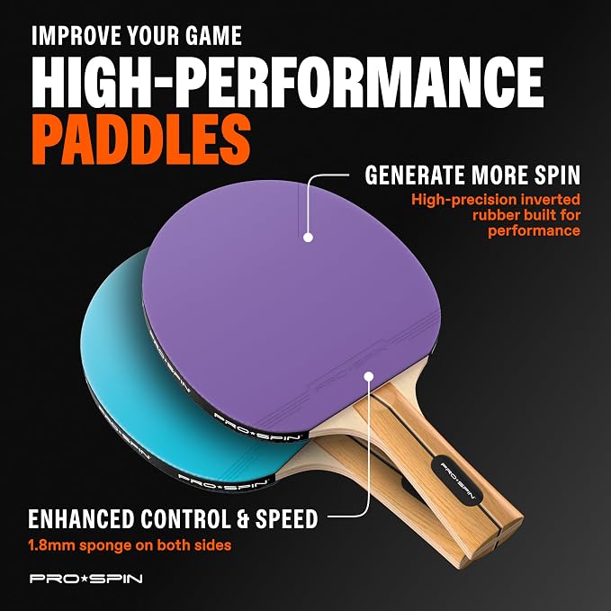 PRO SPIN Ping Pong Paddles - Image 3