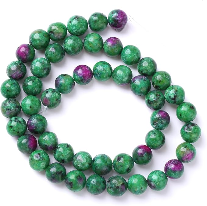 90pcs 4mm Natural Epidote Zoisite Stone Beads - Image 4