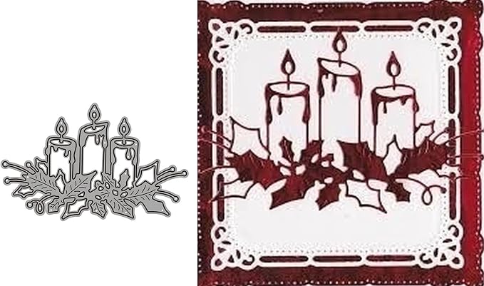 Metal Cutting Dies DIY Merry Christams Embossing Stencil Template Scrapbooking by Annchaos