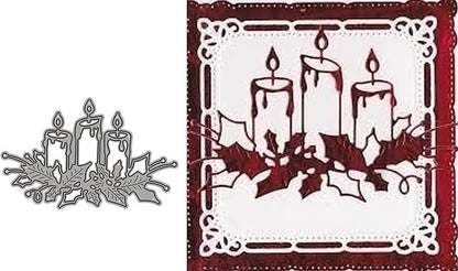 Metal Cutting Dies DIY Merry Christams Embossing Stencil Template Scrapbooking by Annchaos