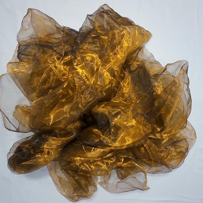 Two-Tone Iridescent Holographic Organza Fabric - Image 6