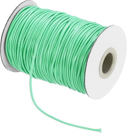 MECCANIXITY Waxed Cord 1.5mm Waxed Thread 87 Yard Wax String Leather Cord by MECCANIXITY