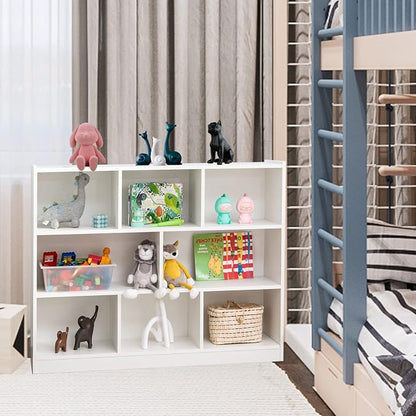 Toy Storage Organizer, 3-Tier Kids Bookshelf, 8 Cube Kids' Bookcases, Cabinets - Image 4