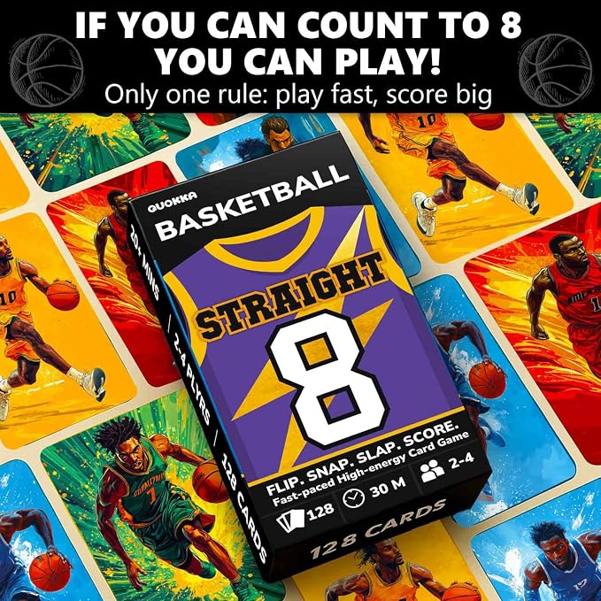 QUOKKA Basketball Fast-Paced Card Game - Image 2