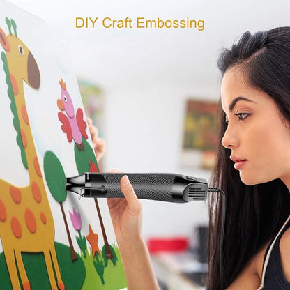 Mini Heat Gun, 300W Dual Temperature Hot Air Gun - Image 4