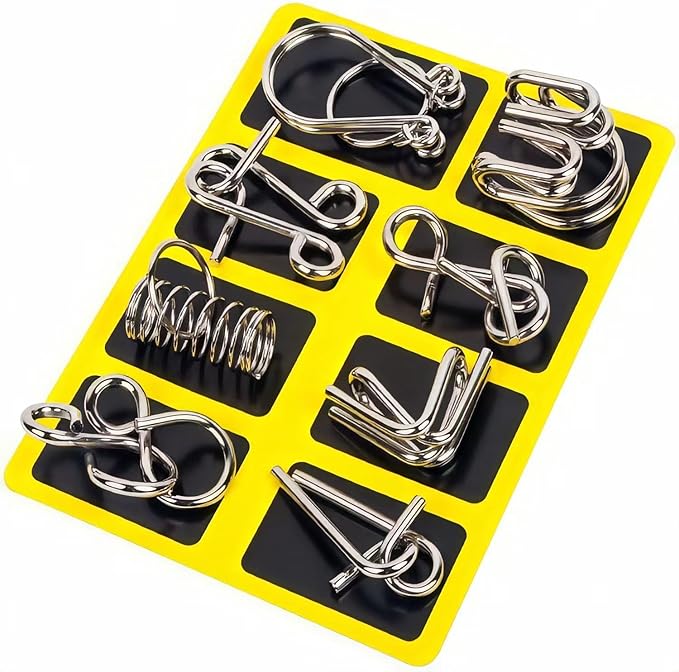 Metal Wire Puzzle Set of 24 - Image 6