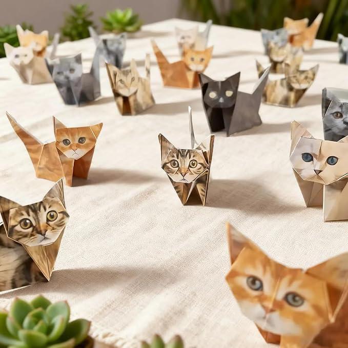 DIY Origami Paper Cats - Image 7