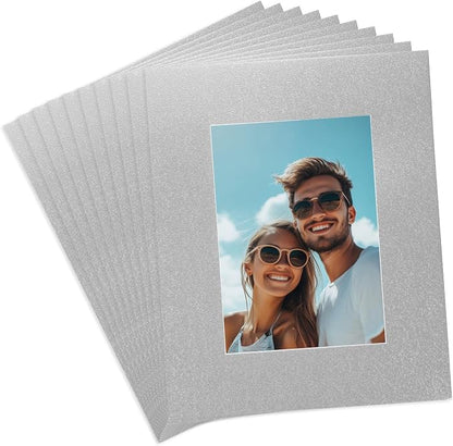 uxcell 10Pcs Picture Mats, 8 x 10 Mat Board Center by uxcell