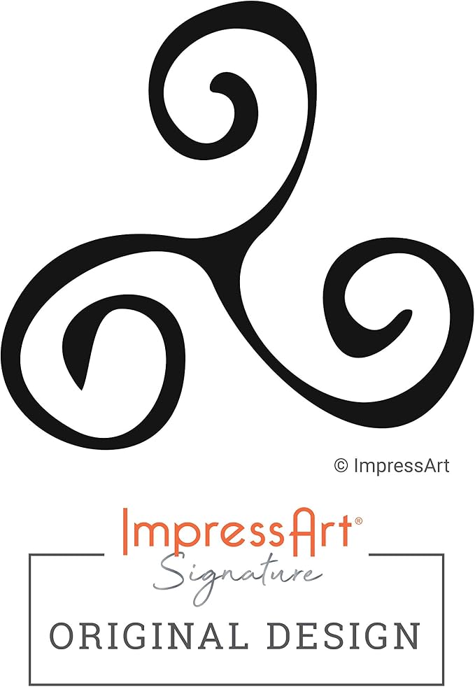 ImpressArt - Tri-Swirl Signature Metal Design Stamp - Image 2