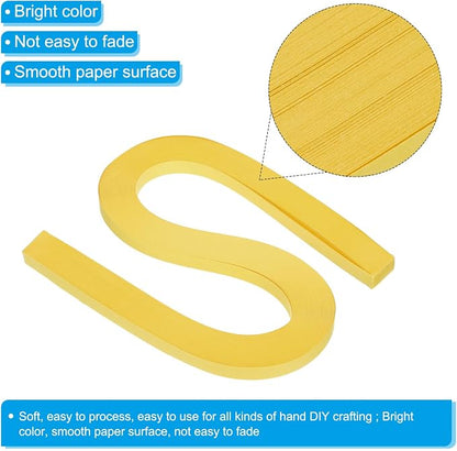PATIKIL 120pcs Quilling Paper Strips Paper Flowers Quilling Kits 3/8" Origami - Image 3