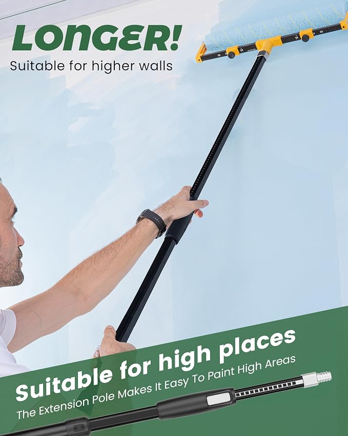 VOOMEY 3-5.9 ft Dual Extending 50 Point Adjustable Extension Pole - Image 5