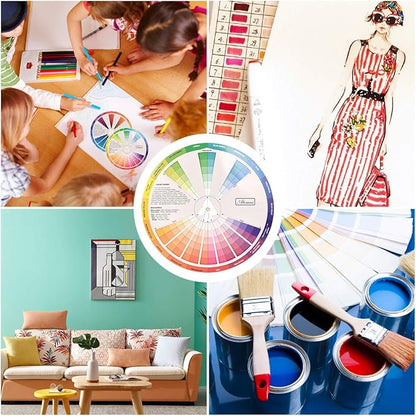 Creative Color Wheel, Paint Mixing Learning Guide Art Class Teaching Tool - Image 5