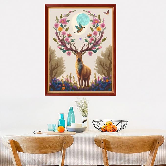 Dimensean Stamped Cross Stitch Kits Full Range of Embroidery Patterns Starter - Image 2