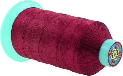 Mandala Crafts Bonded Nylon Thread Wine Heavy Duty Sewing Threads - Image 2
