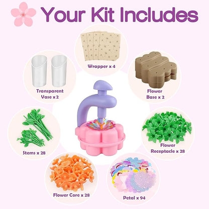 Fabric Flower Bouquets Toys, DIY Craft Kits Toys - Image 2