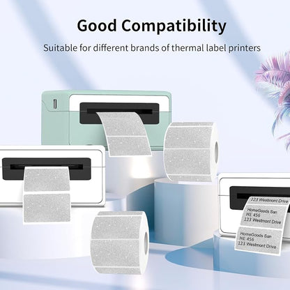 2.25"x1.25" Direct Thermal Labels, Holographic Thermal Printer Labels - Image 3