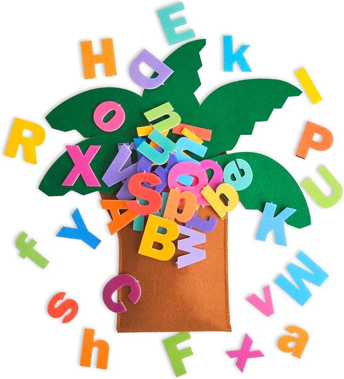 CHEFAN Tree and Letter Props from The Childhood Favorite Book, Felt Numbers and by CHEFAN