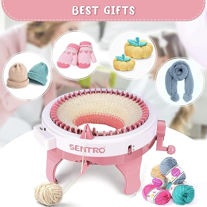 BZVV Knitting Machine for SENTRO 48 Needles Smart Knitting Crochet Machine - Image 4