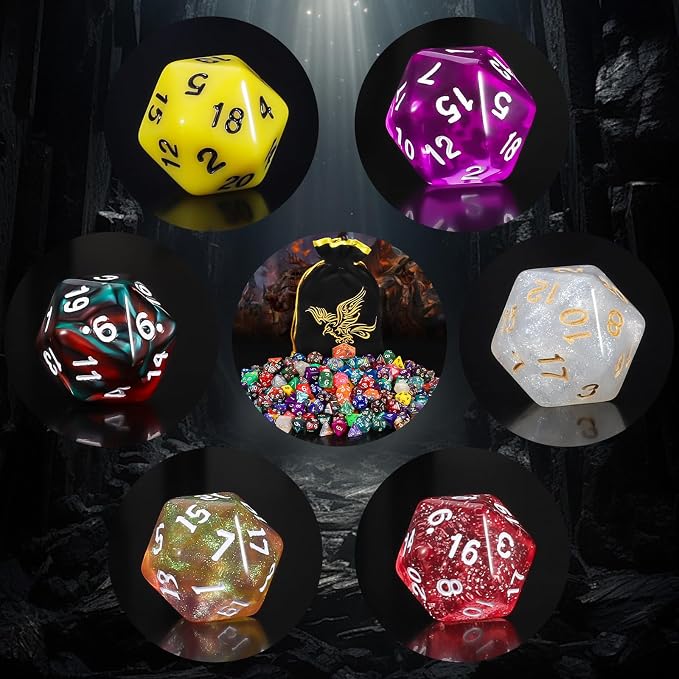 QMay 35 Sets Polyhedral Dice - Image 2