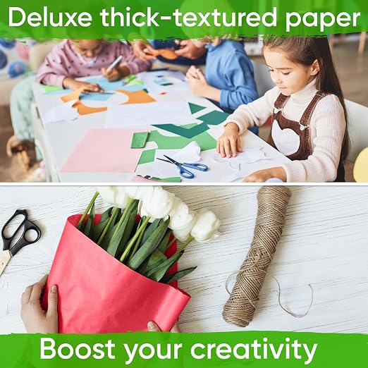 36" x 1200" Pack of 10 Rolls USA-Made Multi-Color Kraft Paper, 45 lbs/66 GSM – - Image 6