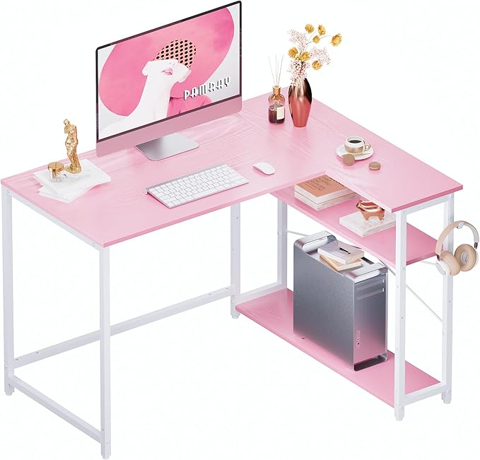 Pamray 43 Inch L Shaped Computer Desk by PAMRAY