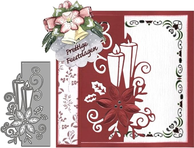 Metal Cutting Dies DIY Merry Christams Embossing Stencil Template Scrapbooking by Annchaos