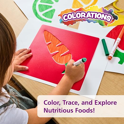 Colorations Fruit & Vegetable Shapes Stencils - Image 5