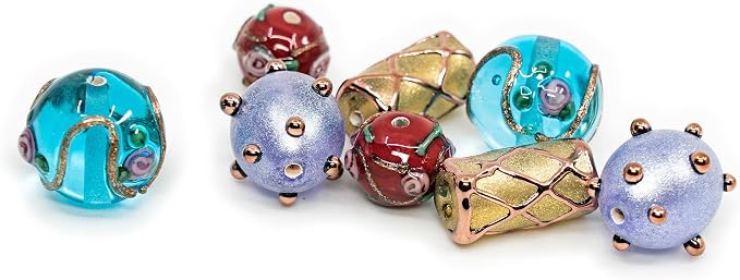 8 pcs Mix of Bohemia Lampwork Czech Glass Beads - Image 5