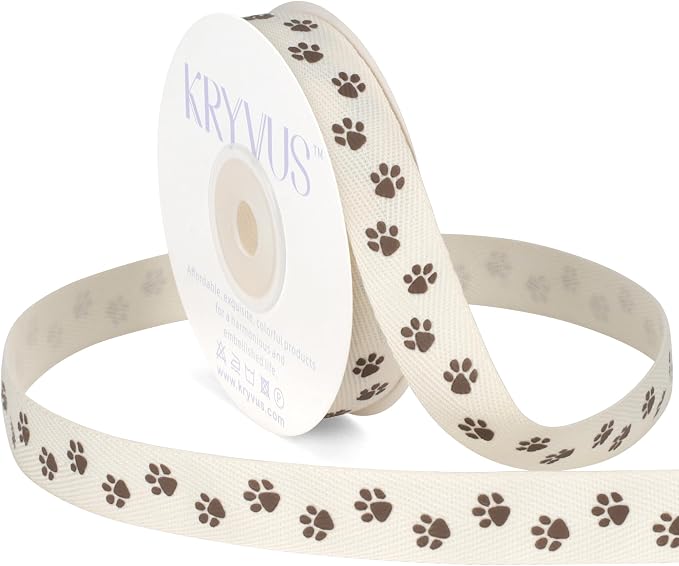 Paw Print Ribbon by Kryvusribbon