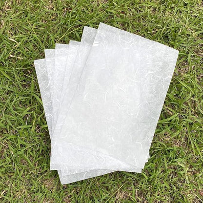 50 Sheets A4 Natural Fiber Mulberry Tree Mulberry Paper Sheets Art Tissue Washi - Image 3