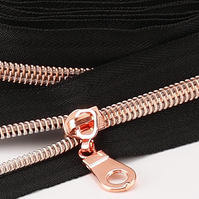 The Yards 10 Yards Bulk Black Nylon Coil Zipper by Zipper