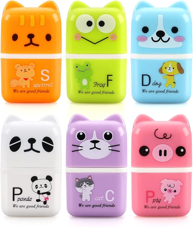 Tamaki 6 Pack Erasers for Kids, Cute Erasers by Tamaki
