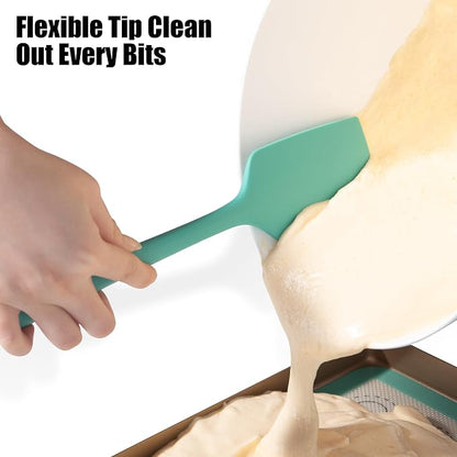 600°F Heat Resistant Silicone Spatula, Doosu High Temp Flexible Kitchen Rubber - Image 6