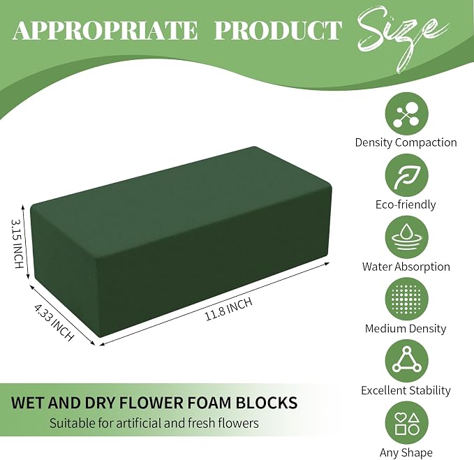 Aktor 24 Pcs Floral Foam Blocks - Image 2