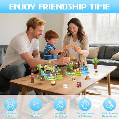 Magnetic Blocks, Magnet Cubes for Kids, STEM Sensory Toys for Toddlers Boys - Image 5