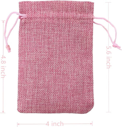 Palmhomee Pack of 25 Burlap Gift Bags - Image 3