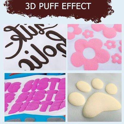 HTVRONT Puff Vinyl Heat Transfer -10" x 6ft Reddish Brown 3D Puff Heat Transfer - Image 2