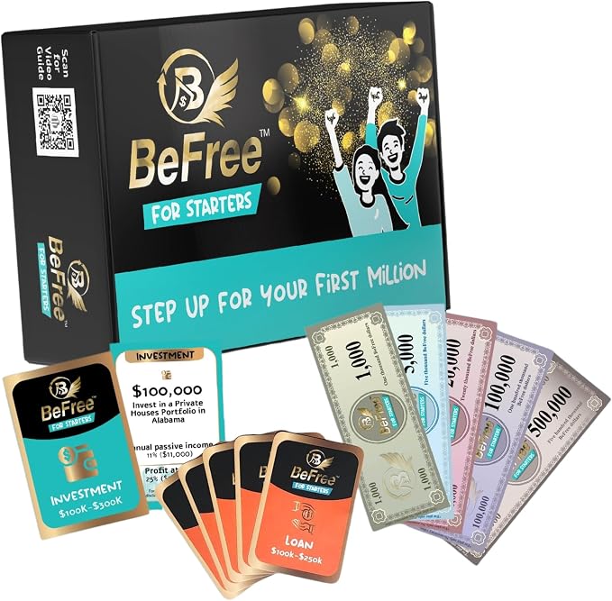 BeFree for Starters – Financial Literacy Card Game | Learn to Earn Money by BeFree