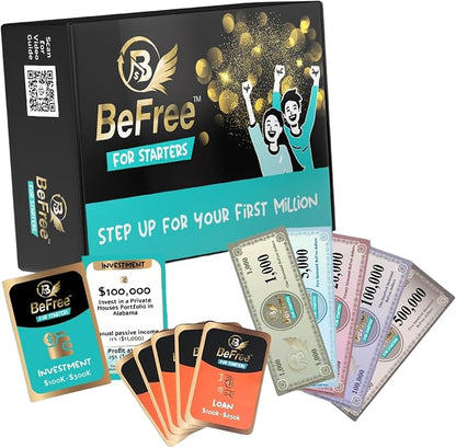 BeFree for Starters – Financial Literacy Card Game | Learn to Earn Money by BeFree