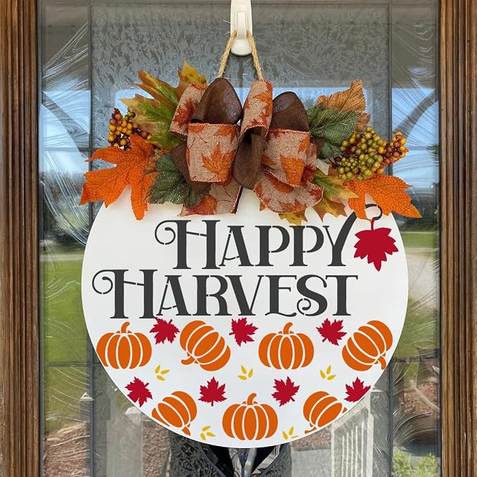 Fall Stencils Thanksgiving Stencils Autumn Hello Pumpkin Happy Harvest Stencil - Image 7