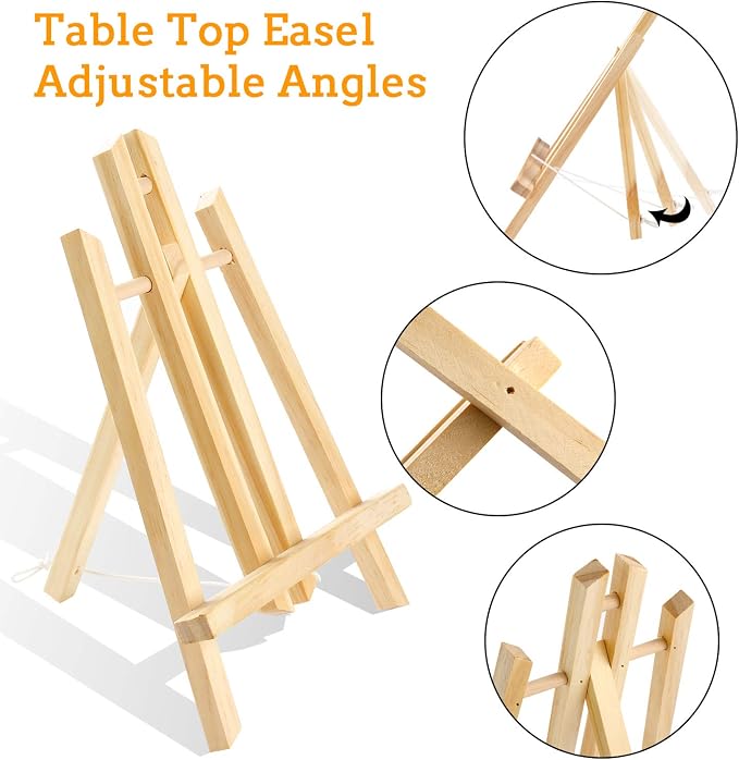 AROIC Wood Easels, Easel Stand for Painting Canvases, and Crafts., Painting - Image 3