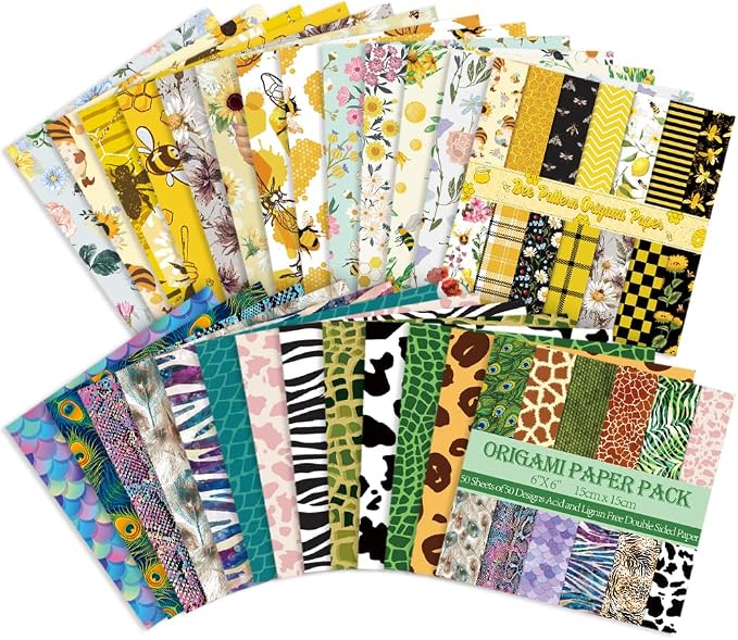 Origami Paper Kit Dobule Sided 100 Sheets 100 Colors 6 Inch Japanese Chiyo - Image 6