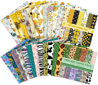 Origami Paper Kit Dobule Sided 100 Sheets 100 Colors 6 Inch Japanese Chiyo - Image 6