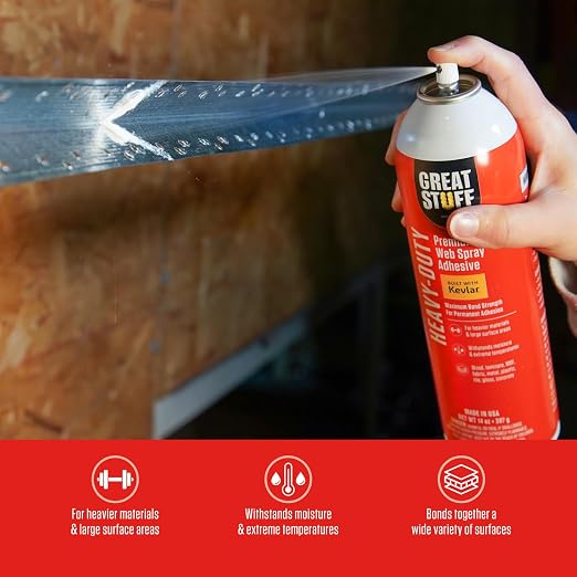 Great Stuff™ Heavy-Duty/Multi-Use Adhesive 2-Pack - 14 oz - Aerosol - Image 8
